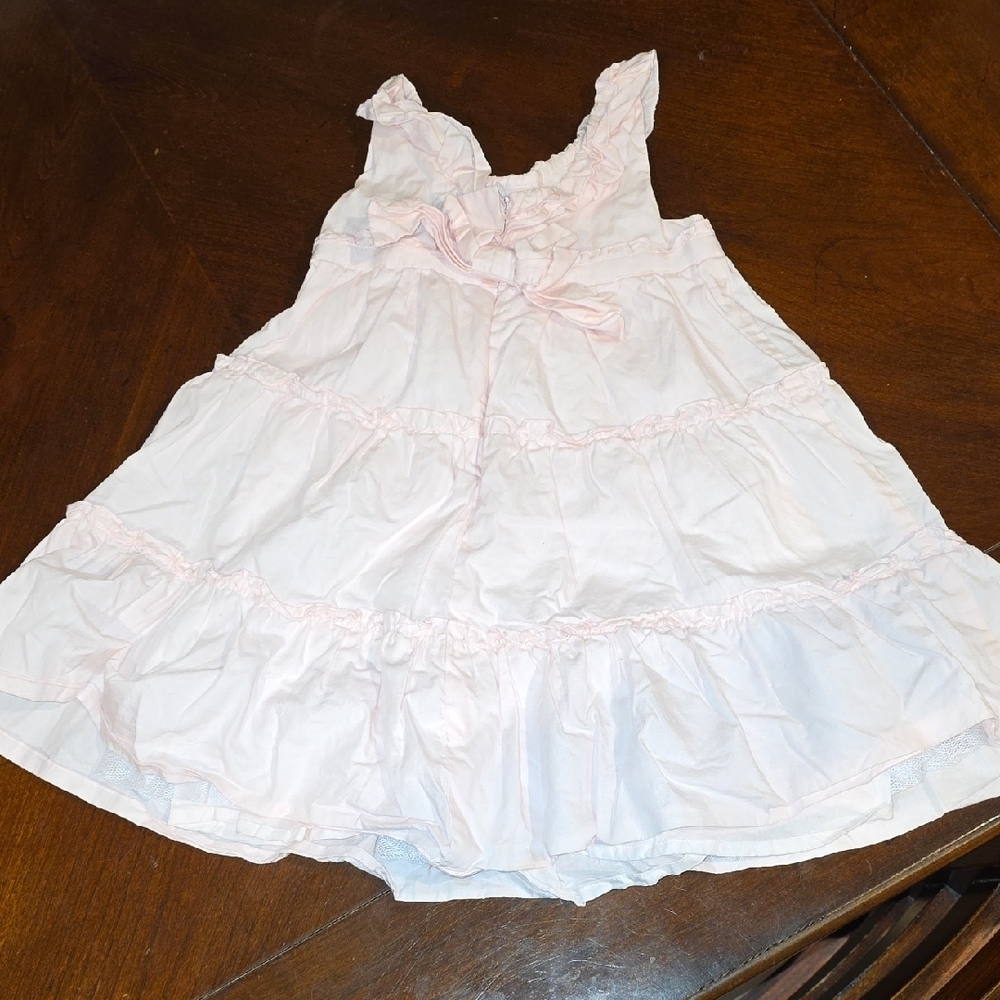 (J59) Maggie & Zoe Light Pink Ruffled Casual Dress Sz 2T